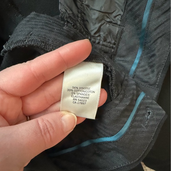 Banana Republic Black Jackson Fit Trousers, Size 8 - Picture 4 of 8